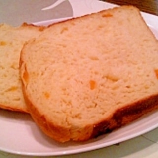 HBで食パン（マーマレード+クリームチーズVer)